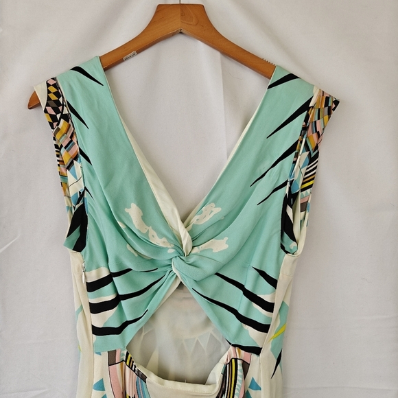 Mara Hoffman Retrospective Geometric Cut Out Mini Dress Size 6 Women's - Picture 9 of 16